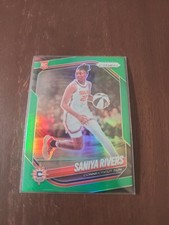 2025 WNBA Prizm #131 Saniya Rivers Green Prizm RC  Connecticut Sun