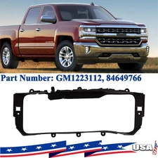 Front Grill Grille Support Fits For 2016-2017 2018 Chevrolet Silverado 1500 4.3L