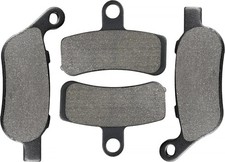Front and Rear Brake Pads for Harley Davidson Fatboy, Softail Deluxe, Heritage