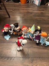 Rocky and Bullwinkle and Friends Plush 1999 9" Lot of 8