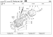 Moto Guzzi California EV Touring 2002- 2011 Parts Book And Labelled Binded