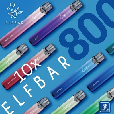 ELF BAR 800 10er Bundle 20mg mit Nikotin Einweg EShisha Shisha To Go EZigarette
