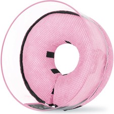 Didopet Soft Inflatable Dog Cone Surgery Recovery Protective Donut Collar Shield