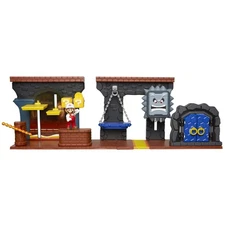 SUPER MARIO 2 Inch Playset World of Nintendo - Deluxe Dungeon Playset
