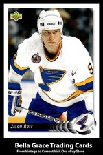 1992-93 Upper Deck Jason Ruff #522 St. Louis Blues Rookie NHL Hockey