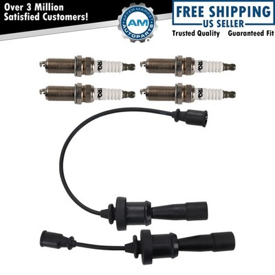 Ignition Wires Spark Plugs Kit Fits 2006 Mitsubishi Lancer