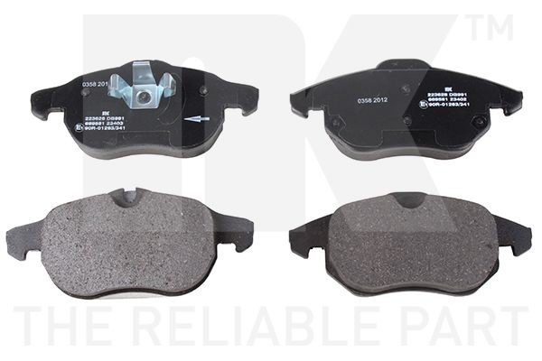 NK Bremsbelagsatz, Scheibenbremse 223628 FüR Cadillac Fiat Opel Saab-image