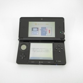 【Excellent】Nintendo 3DS Clear Black Console Japanese Edition #DEN0124/08