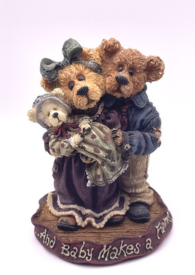 Boyds Bears & Friends Momma & Poppa McNewbear Bearstone Collection 1999