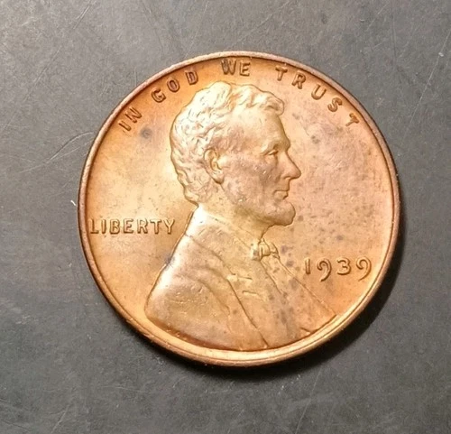 1939-P LINCOLN WHEAT CENT  BU