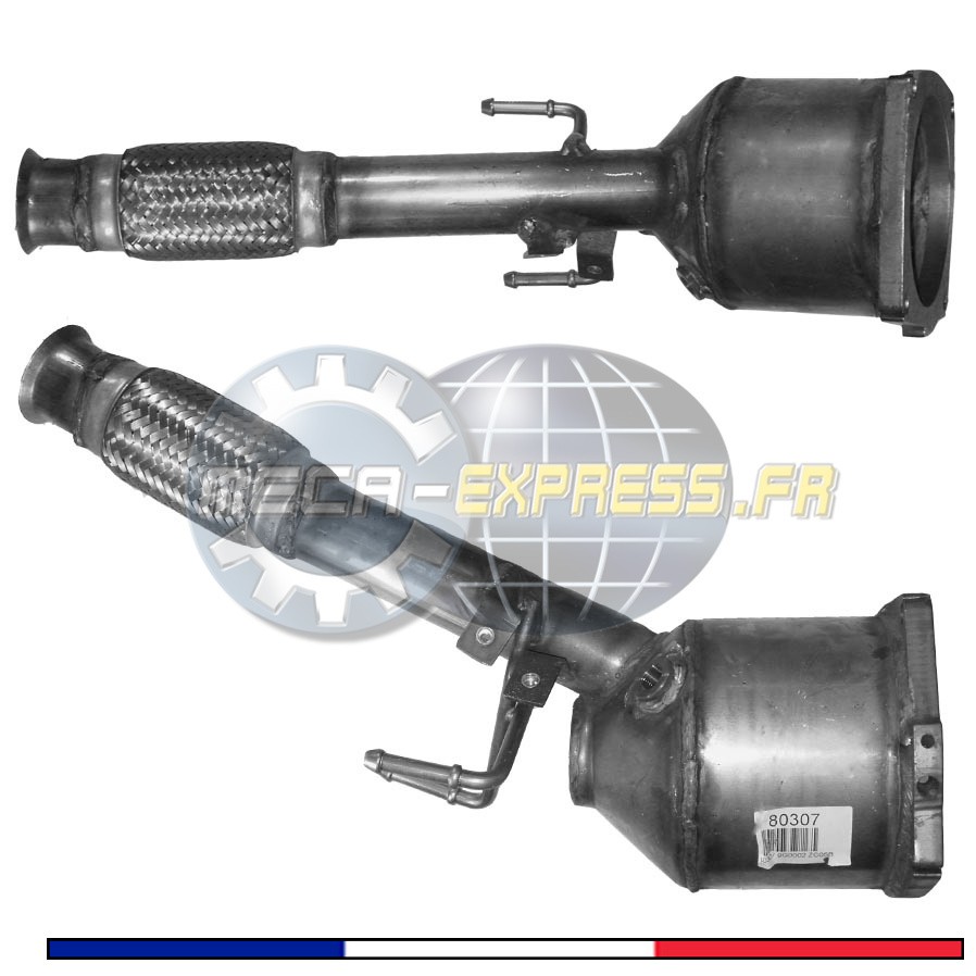 Catalyseur Citroën C5 2.0 diesel anti fumée noire pour passer le contrôle technique D0307