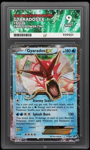 Gyarados EX XY106 Black Star Promo 2016 Triple Power Pokemon Full Art ACE 9 Mint
