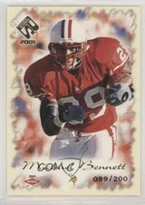 2001 Pacific Private Stock Gold Foil 99/200 Michael Bennett #139 2u3
