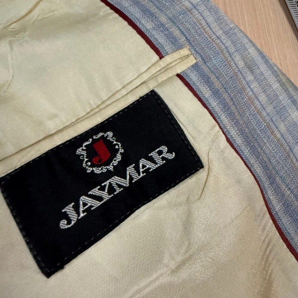 Blazer deportivo Jaymar vintage años 80 traje chaqueta a cuadros talla 42 para hombre ocio años 70 Foto 2 de 4