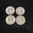 Washington Quarters 90% SILVER Lot 6 Scrap