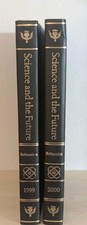 Encyclopedia Britannica Set of 2 1999 2000 Science The Future EXC Blue Gold