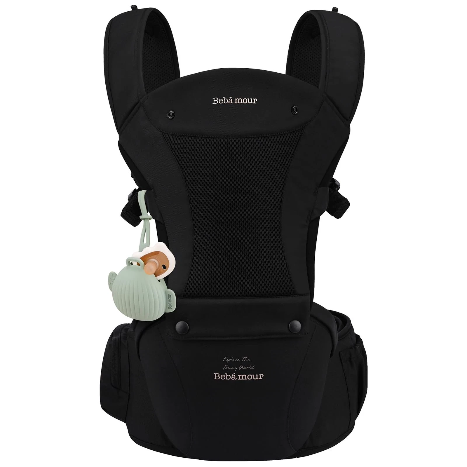 Baby Carrier with Hip Seat,All-Position Breathable Mesh Hip Seat & Carrier 0-...