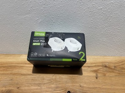 GHome Smart mit USB 16A, WLAN Steckdose mit Stromverbrauch Messen, mit App