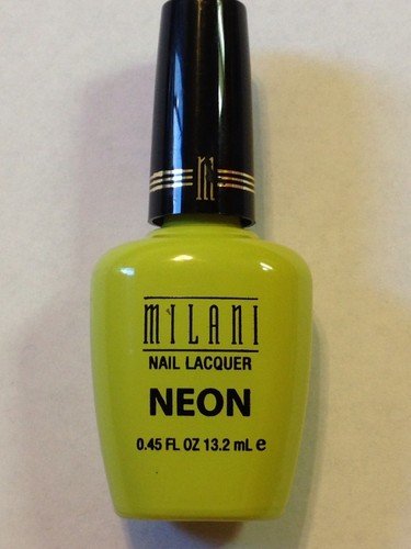 NEW MILANI NAIL LACQUER POLISH ENAMEL 503 TOTALLY 80S NEON YELLOW