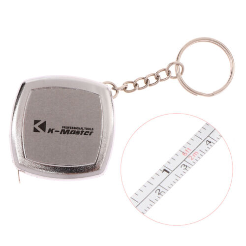 2 Meters Pocket Portable Gift Cute Mini Steel Tape Measure Key Ring Hand Tool LW - Bild 1 von 8