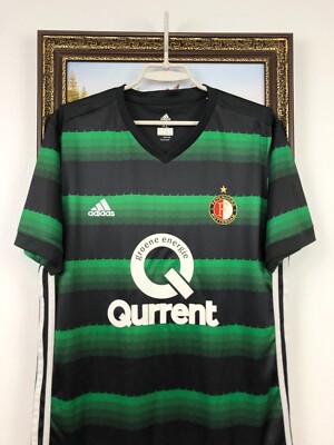 Feyenoord Away football shirt 2017 Soccer Adidas Jersey Rare Mens