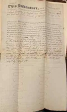 1836 NEW YORK MANUSCRIPT VAN BRUGH LIVINGSTON S LANDING DOBB'S FERRY WESTCHESTER