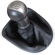 SCHALTKNAUF + SCHALTSACK MIT RAHMEN 5+R FÜR SEAT ALTEA LEON II TOLEDO III