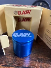 RAW  Grinder Blue  | Innovative Modular 4 Piece Grinder