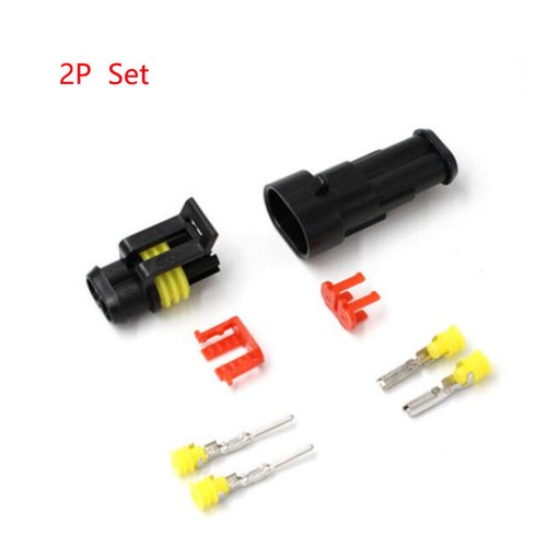 1/2/3/4/5/6 Pin Way Car Motorcycle Waterproof Electrical Wire Connector Plug New - Picture 3 of 7