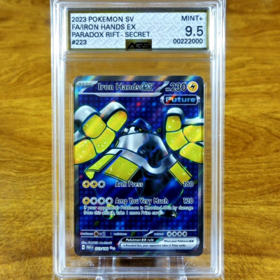 その他 Art of war RF Pokemon SV Paradox Rift Secret Iron Hands EX 223/182 AGS