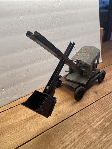 Antique 1920s TURNER Toys Steel STEAM SHOVEL - Picture 3 of 14