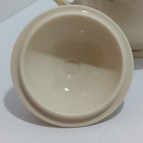 VTG Federal Shape Syracuse China Carvel Sugar With Lid And Creamer - Picture 7 of 12