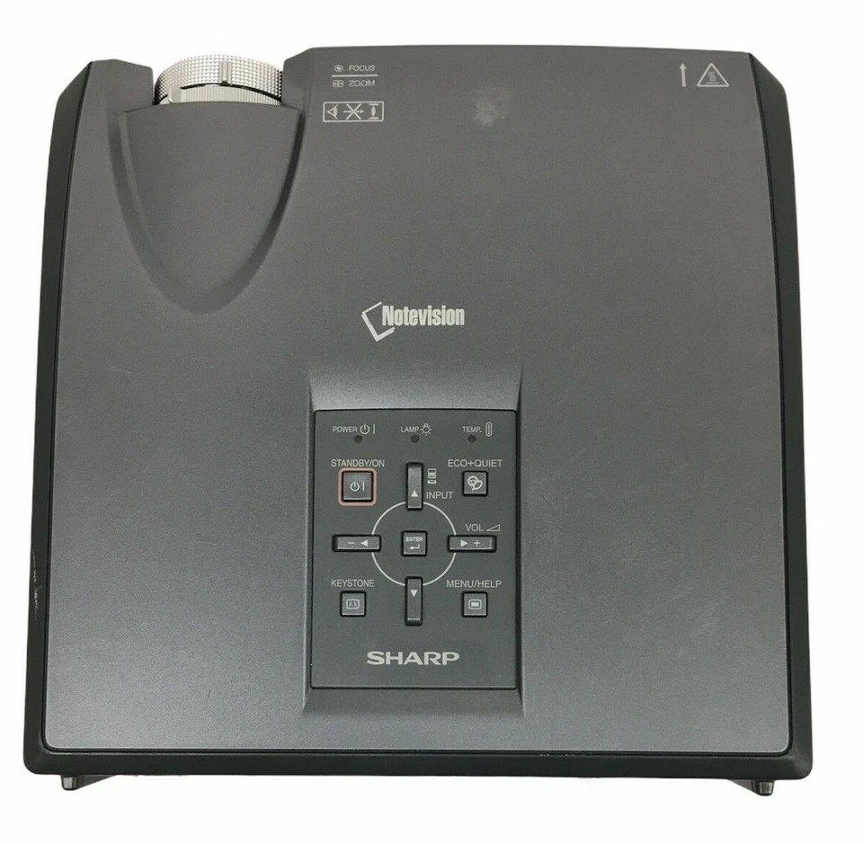 Sharp NoteVision PG-F211X DLP Projector | 422 Lamp Hrs Used, Working | #10121 - Image 4 of 4