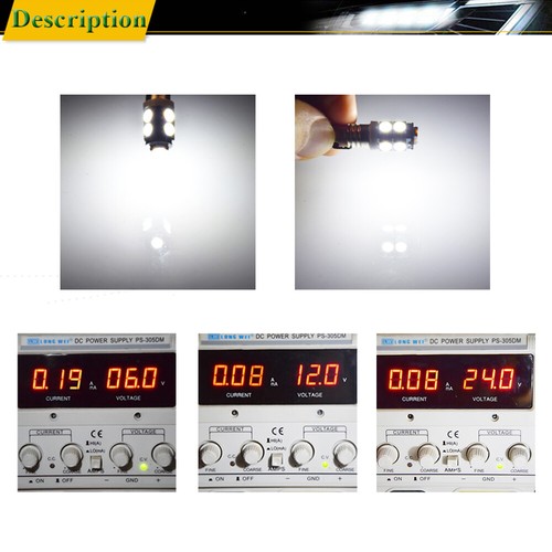 Weiß/Warmweiß E10 6V 12V 24V 9SMD LED Schraubsockel Taschenlampe Birne Lampe - Picture 7 of 10