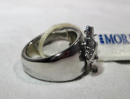 Anello Designer Costume Firmato Vintage Gioielli Morellato Taglia 5 1/2 K1754 - Foto 5 di 10