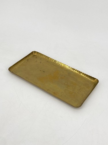 * TABLETT HAMMERSCHLAG ABLAGE SCHALE MESSING HANDARBEIT VINTAGE STIFTABLAGE - Bild 14 von 14