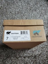 Calistoga Women's Fuzzy Pom Pom Mule Slippers Size 7 Black