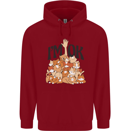 Im OK Funny Cat Mum Dad Crazy Lady Kitten Childrens Kids Hoodie - Picture 2 of 76