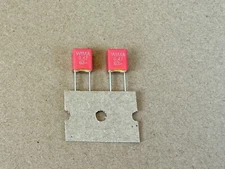 2 New .47 uF 63V Wima MKS Film Capacitors for Stereo Rebuilds 5mm Pitch (Qty)