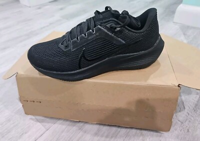 Nike Air Zoom Pegasus 40 Running Mens Size 7 Black Anthracite DV3853-002