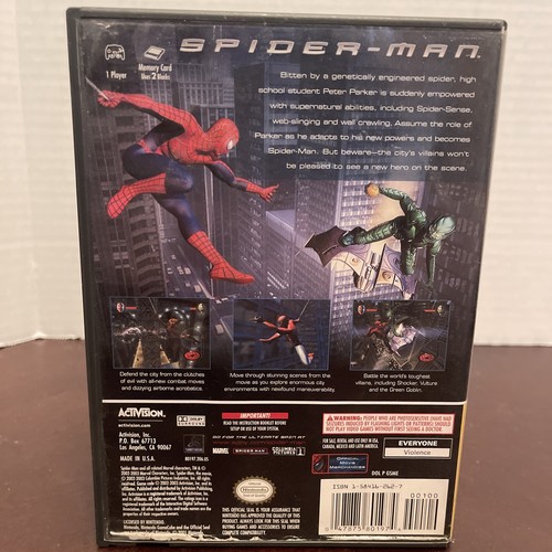 Nintendo GameCube Spider-man 2002 No Manuel - Picture 2 of 4