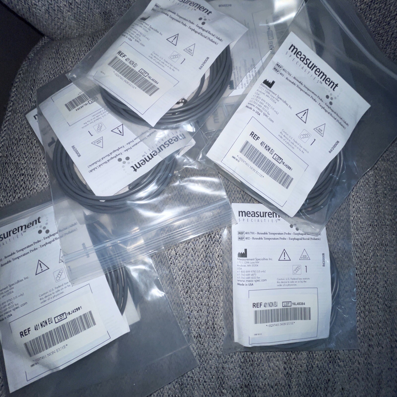 80000668 ZOLL YSI Reusable Adult Esophageal Rectal Temperature Probe