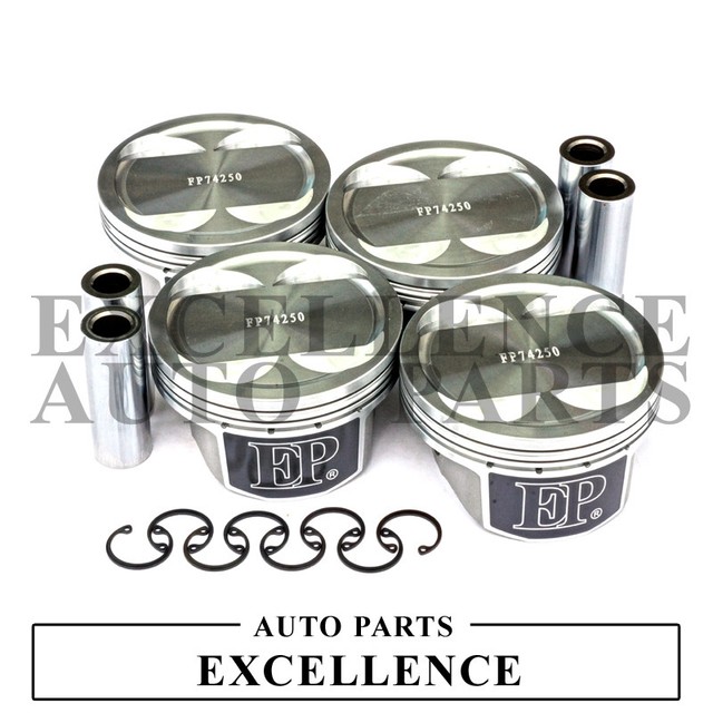 EP Pistons +Rings Kit for EJ25 EJ255 EJ257 WRX STI Impreza Turbo