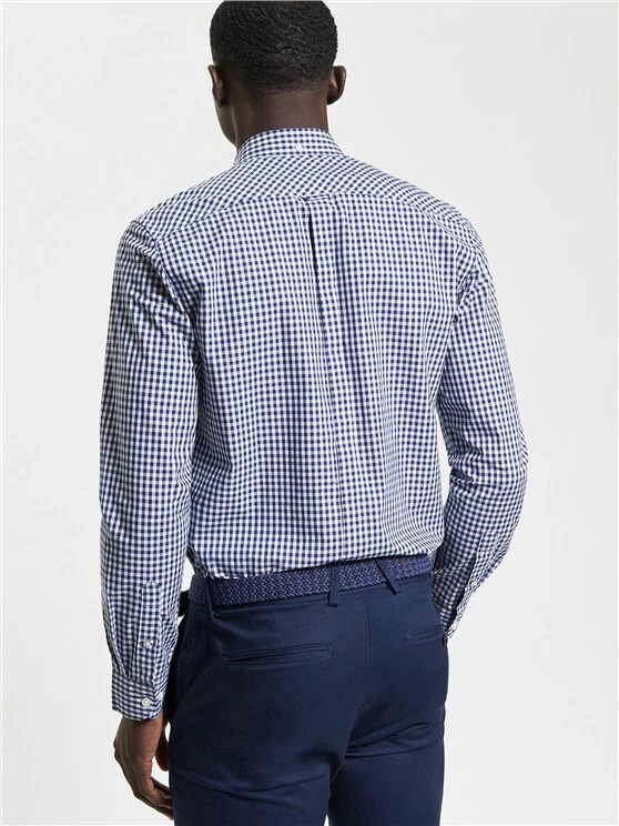 Ben Sherman – Camisa Signature Gingham 1012492 DARKBLUE Nueva SS25 - Imagen 2 de 3
