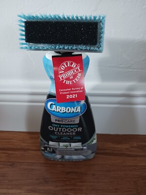 Carbona Pro Oxy Outdoor Cleaner 2 in 1 Stain Removal Active Foam 22oz Bottle