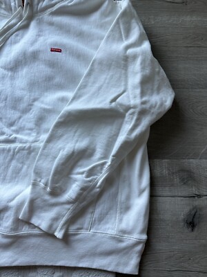 Supreme Small Box Hooded Sweatshirt 白L Supreme New York Small Box Logo White Skater Zip up Hoodie L | eBay