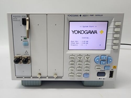 Yokogawa AQ2211 Rahmen-Controller 3 Steckplätze, AQ2200-311A optisches Dämpfungsmodul - Bild 6 von 20