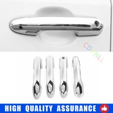 Fit For Toyota RAV4 2019-2023 Chrome Silver Exterior Side Door Handle Frame Trim