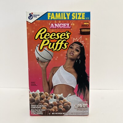 Angel Reese WNBA Reeses Puffs Cereal LIMITED EDITION. 11.5oz CHICAGO ...