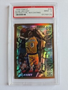 Kobe Bryant 1996 Topps Finest #74 Bronze - Refractor (with Kobe Bryant 1996 Topps Finest #74 Bronze - Refractor (with